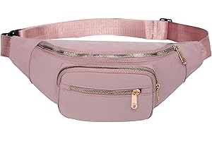 EVANCARY Fanny Packs for Women, Fashion Waist Pack Fanny Pack Crossbody Bags with Adjustable Strap for Travel Sports Running