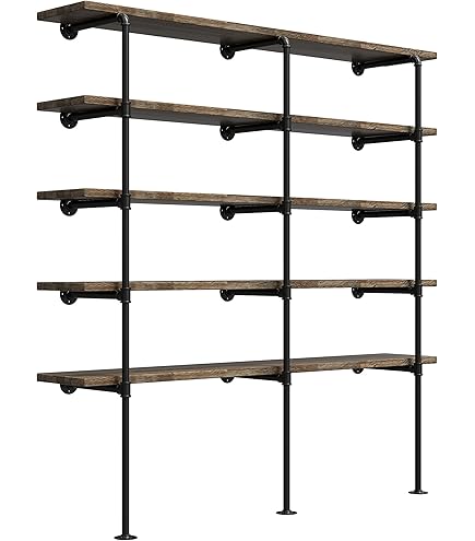 Amazon.com: (14“Deep,3pcs)Industrial Retro Wall Mount Iron Pipe