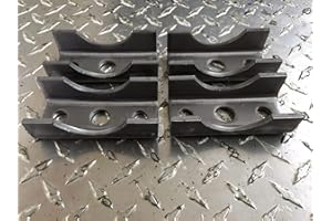 CEYDEBNE (4) Trailer axle Spring Perch/seat for 2-3/8" 3500# Round Axel Tube Mount 3.5K.