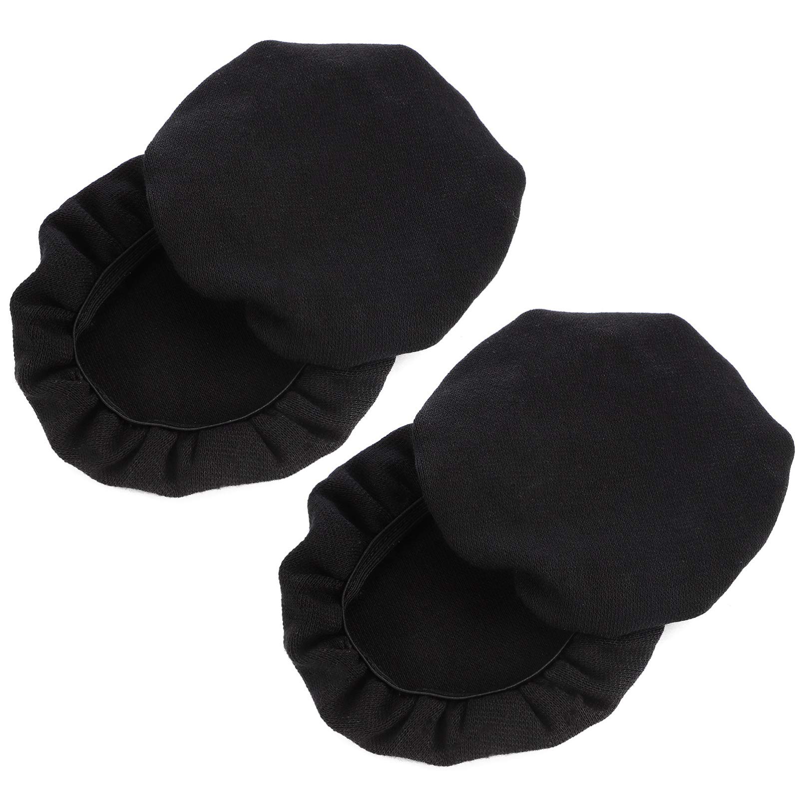 FRCOLOR 4Pcs Cotton Sanitary Headphone Ear Covers Small Size Stretchy Earcup Protectors Washable Replacement Covers for over Ear Headphones