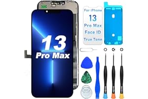 DIGI4U for iPhone 13 Pro Max Screen Replacement, 6.7'' 3D Touch True Tone Screen for iPhone 13 Pro Max Touch Display Digitizer Assembly with Repair Tools for iPhone LCD(A2643, A2484, A2641, A2644, A2645)