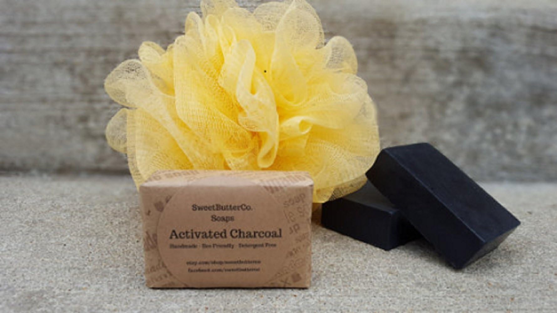 Activated Charcoal Soap- Natural, Detergent Free, Coconut Milk Soap, Unscented Soap, Coconut Charcoal Soap, Vegan Soap, Bamboo Charcoal Soap