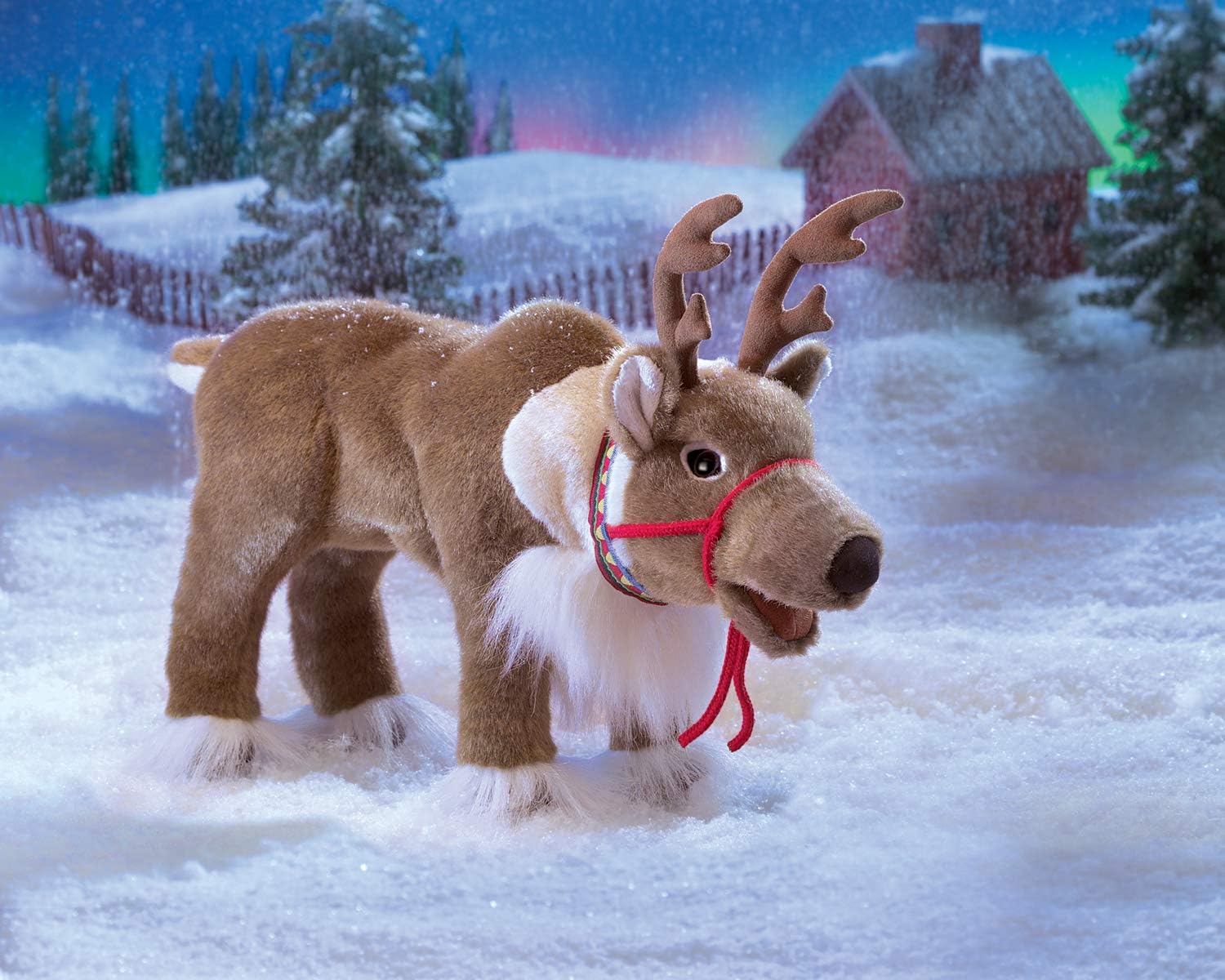 reindeer hand puppet