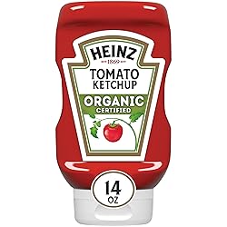 Heinz Organic Ketchup Inverted Bottle, 14