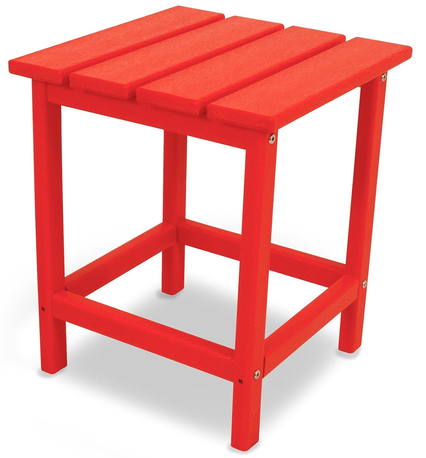Best resin red side table