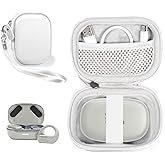 Alltravel TWS Earbuds Case for JBL Endurance Peak3, Peak2 and PeakTrue Wireless Earbuds (White)
