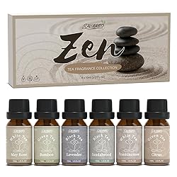 SALUBRITO Zen Fragrance Oil Set, Tea Essential Oil