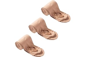 MANZI Womens Girls Solid Color Comfortable Convertible Ballet Tights 1-3 Pairs Pack