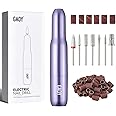GAOY Electric Nail Drill for Acrylic and Gel, USB Electric Nail File, Portable Efile with Drill Bits, Manicure Pedicure Tools for Home Salon, Purple