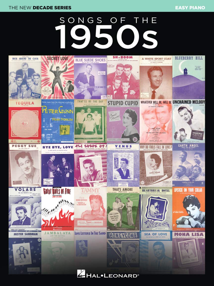 Songs of the 1950s - New Decade Series Easy Piano Songbook