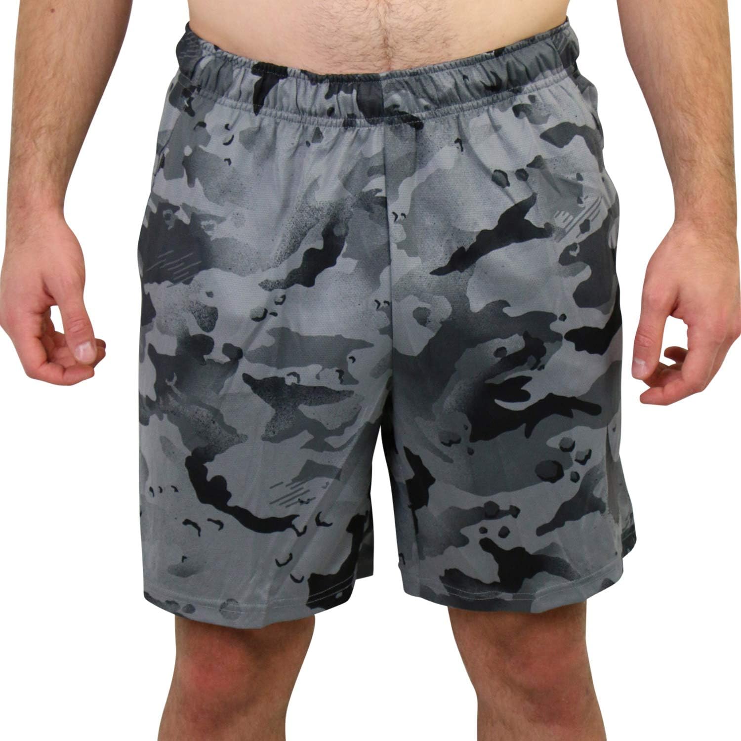 nike dry women's rebel attack camo shorts
