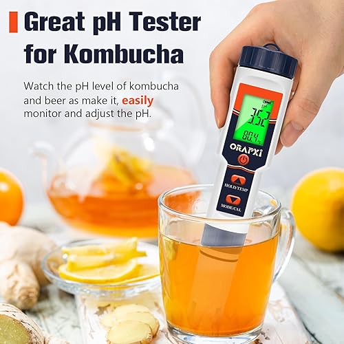 5-in-1 Digital Water Tester - PH EC TDS Temp Salinity Meter For Pools & Hydroponics