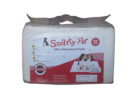 W9 Ultra Absorbent Puppy Training Pads -50 Pieces-60x45 cm