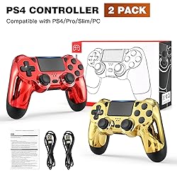 LaiChauKit PS4 Controller 2 PACK Compatible with