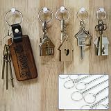Oiiurly 120Pcs Stainless Steel Key Rings 6 Sizes for Crafts & DIY view 5