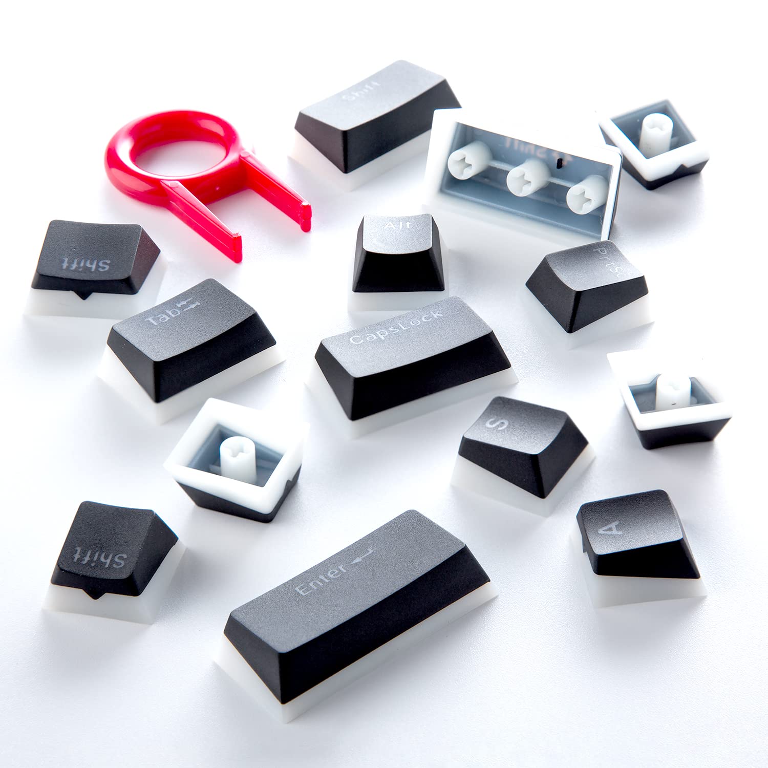 Pjo Keycaps Mua GUNMJO PBT Doubleshot Keycaps for Gaming Keyboard with Cherry MX ...