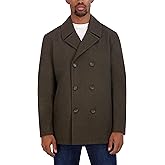 Nautica Men's Wool Blend Peacoat – Double-breasted Winter Coat, Regular, Big & Tall Sizes