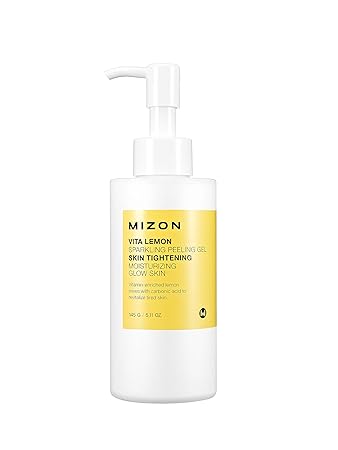 Amazon Com Mizon Vita Lemon Peeling Gel Lemon Peel Oil And Sparkling Water Skin Tightening Moisturizing Sparkling Water Peeling Gel To Restore Skin Vitality Removes Dead Skin Cells 150g Beauty
