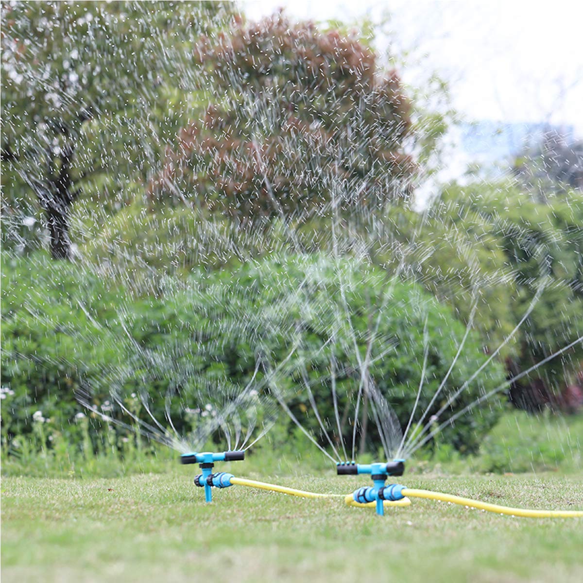 Sprinklers Easy Hose Connection Spike Base Gardening Watering System