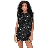 endless rose Women's Sequin Embellished Top