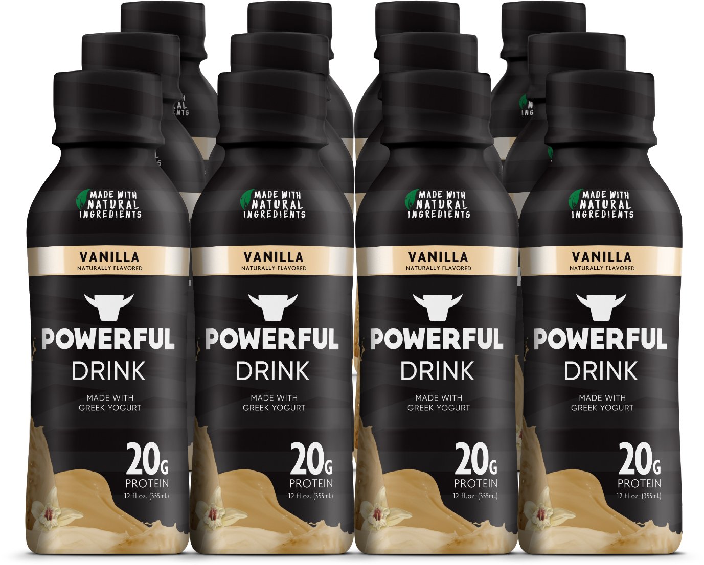 Powerful Blueberry Acai High Protein Greek Yogurt Drink Gluten