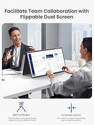 EPORMOT Portable Dual Monitor 23.8" 100Hz FHD 1080P