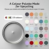 Shabby Chic Furniture Paint Antique Silver 100 ml Chalk Based Distressed Finish view 6