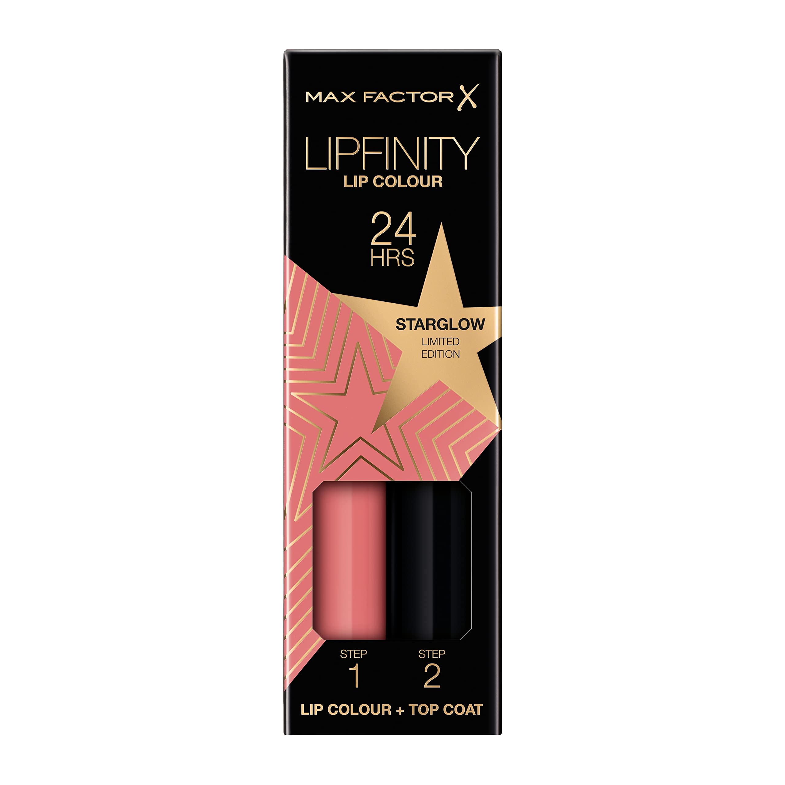 Max Factor Lipfinity Star Glow, Long-Lasting, Two Step Lipstick, Vibrant Colour, Hydrating, Lasts 24 Hrs, Matte Lip Colour With Glossy Top Coat, 4.2g — image 1