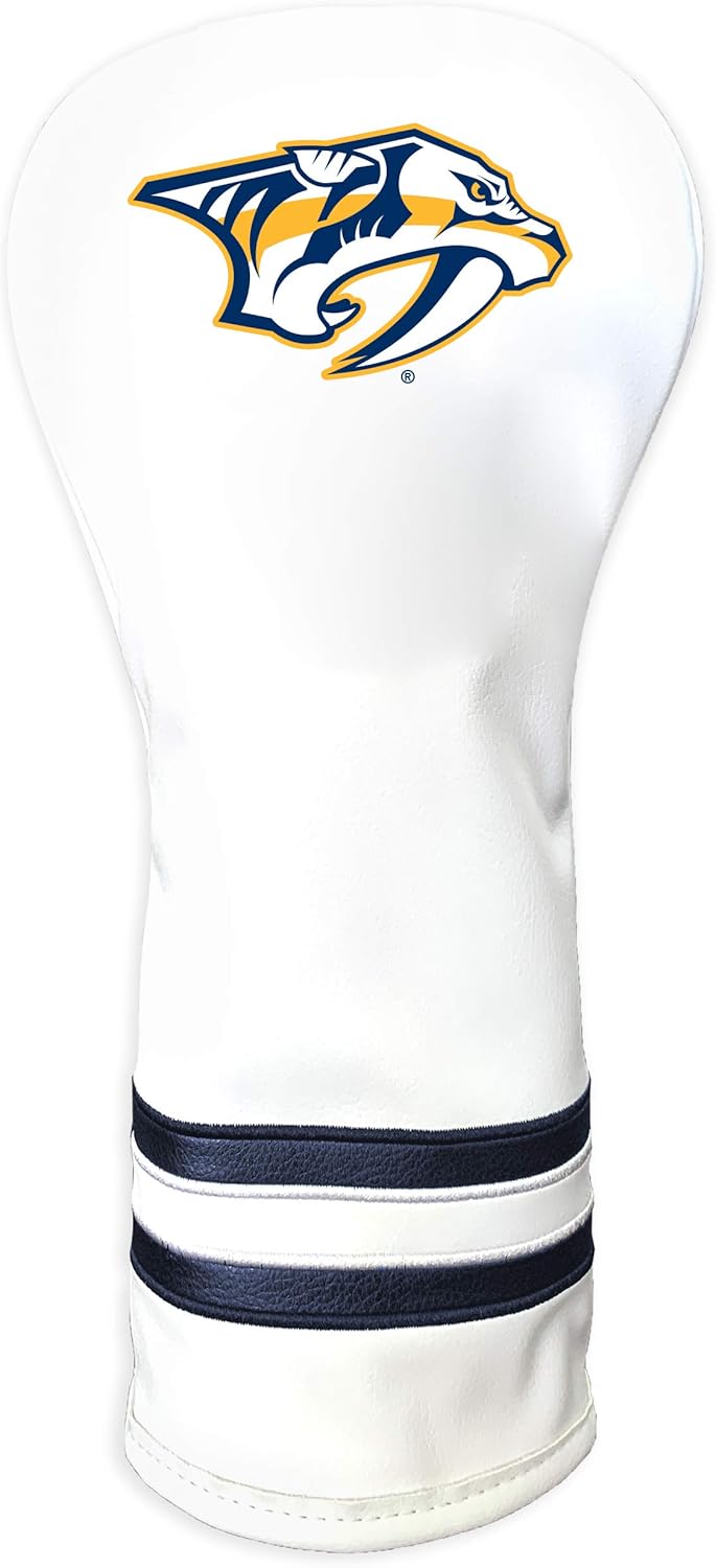Team Golf NHL Nashville Predators White Vintage Fairway Golf Club Headcover, Form Fitting Design, Retro Design & Superb Quality, Multi Team Color, One Size (14523) : Sports & Outdoors
