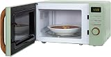 Russell Hobbs RHMD714MG-N 17 Litre Mini Compact Microwave Green Wood Effect view 8