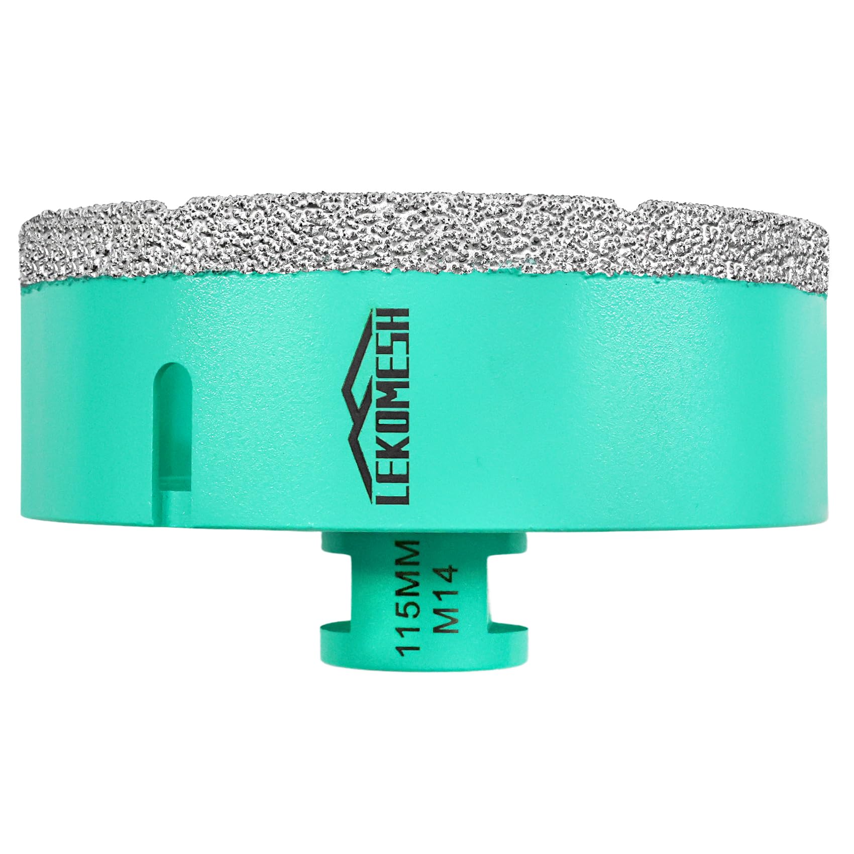 LEKOMESH Diamond Core Drill Bits 115MM - Diamond Hole Saw for Porcelain, Ceramic, Marble, Granite, Stone, Quartz - Mint Green — image 1