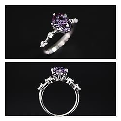 VEMAZA Color Change Alexandrite Ring 925 Sterling