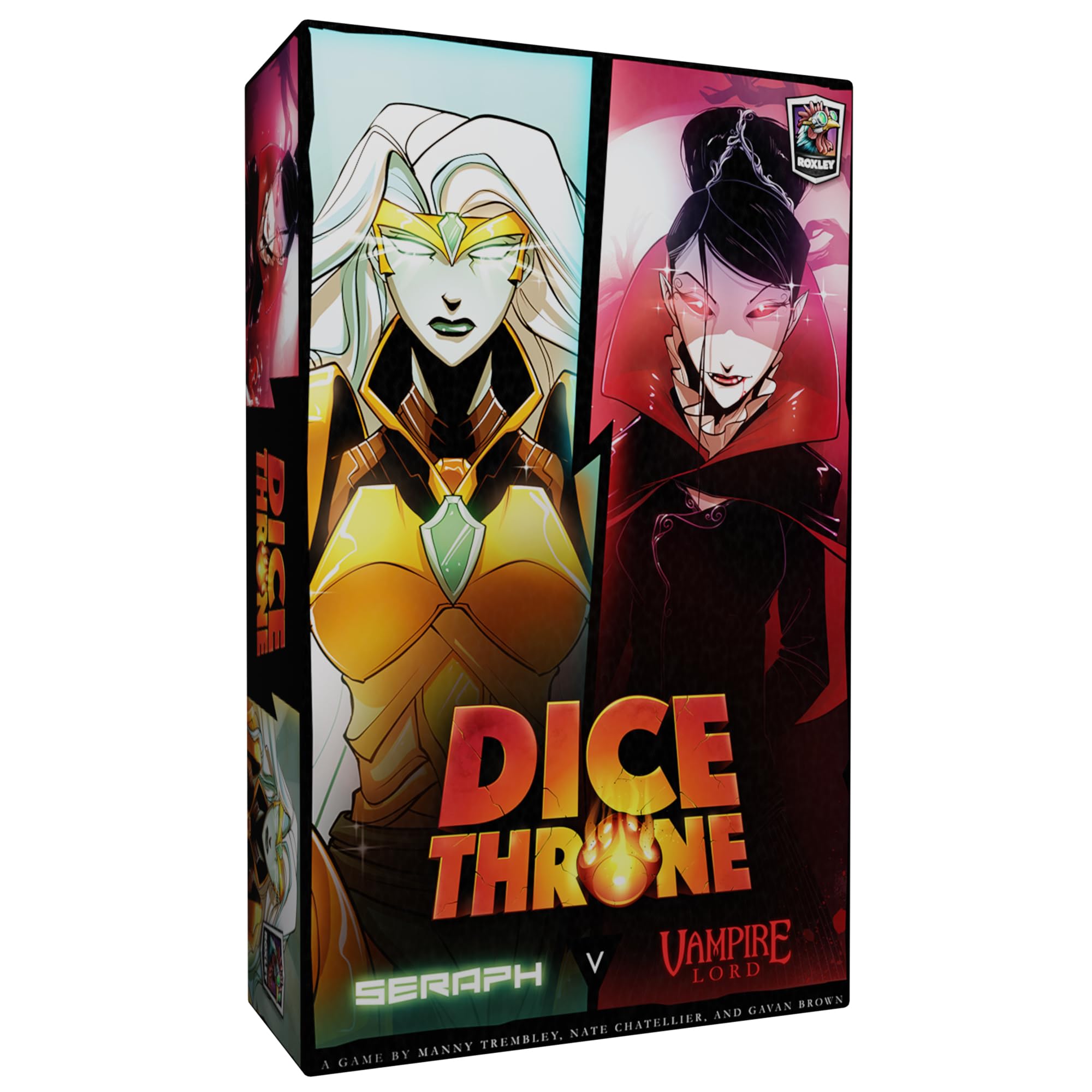 Dice Throne - Two Hero Box - Seraph v Vampire Lord - Fast Playing Collectible Tabletop Game