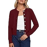 Darong Womens Cardigan Sweaters Button Down Lightweight Crew Neck Outfits Spring Fashion 2026 Clothing