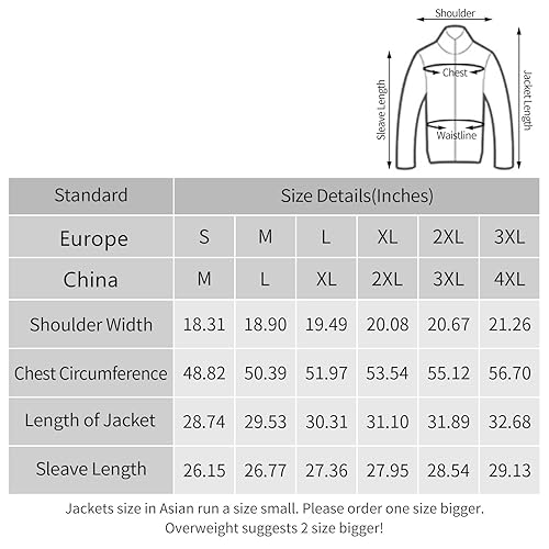 Riding Biker Jacket Size Chart DUHAN Motorcycle Jacket Motorbike