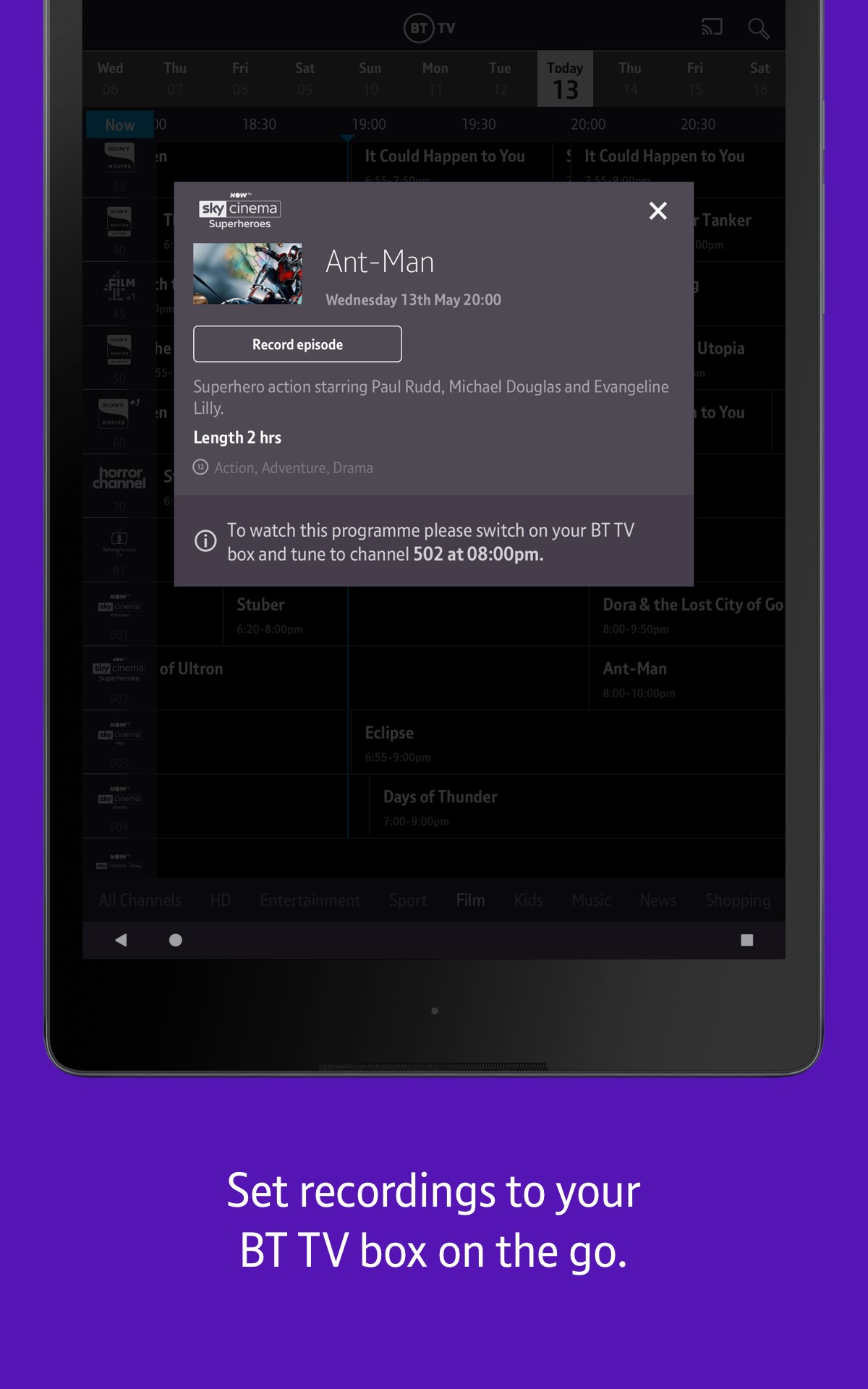 BT TV Appstore for Android