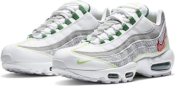 Amazon Co Jp ナイキ Nike エア マックス 95 Air Max 95 ホワイト エレクトリックグリーン クラシックグリーン Cu5517 100 国内正規品 26 0cm スポーツ アウトドア