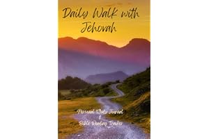 Daily Walk with Jehovah Personal Study & Bible Reading Tracker JW Journal Notebook