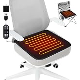 USB Heated Seat Cushion - 5V Portable Stadium Chair Heating Pad with 5 Heat Setting &amp; 4H Timer - Light&amp;Foldable for Travel Warmth-Universal Outdoors Seat Warmer for Office,Home,Bleachers