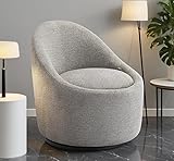 COLAMY Swivel Accent Chair, 360° Swivel Chair with