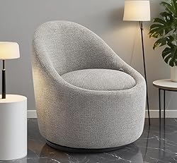 COLAMY Swivel Accent Chair, 360° Swivel Chair with