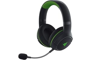 Wireless Xbox Gaming Headset: Razer Kaira Pro with Titanium Drivers & Supercardioid Mic - Black