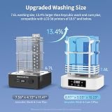 ANYCUBIC Wash and Cure 3 Plus Station with Gooseneck Lights 7.6L Basket view 2