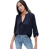GAP Women's Long Sleeve V-Neck Top Shirt