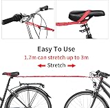 TeTupGa Bicycle Tow Rope Belt Strap for Mountain Bikes Red 1.7m-3m view 3