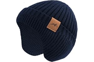 POXIMI Baby Boy Winter Hat Toddler Warm Beanie Girl Knit Hats with Earflap Kid Cute Earmuffs