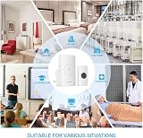 TECKNET Wireless Doorbell IP65 Waterproof Plug in 1300ft Range 60 Chimes White view 7