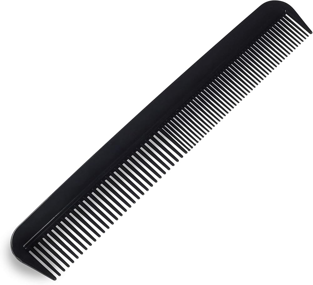 Manicare Pocket Comb For Grooming Anti Static Fine Tooth Red