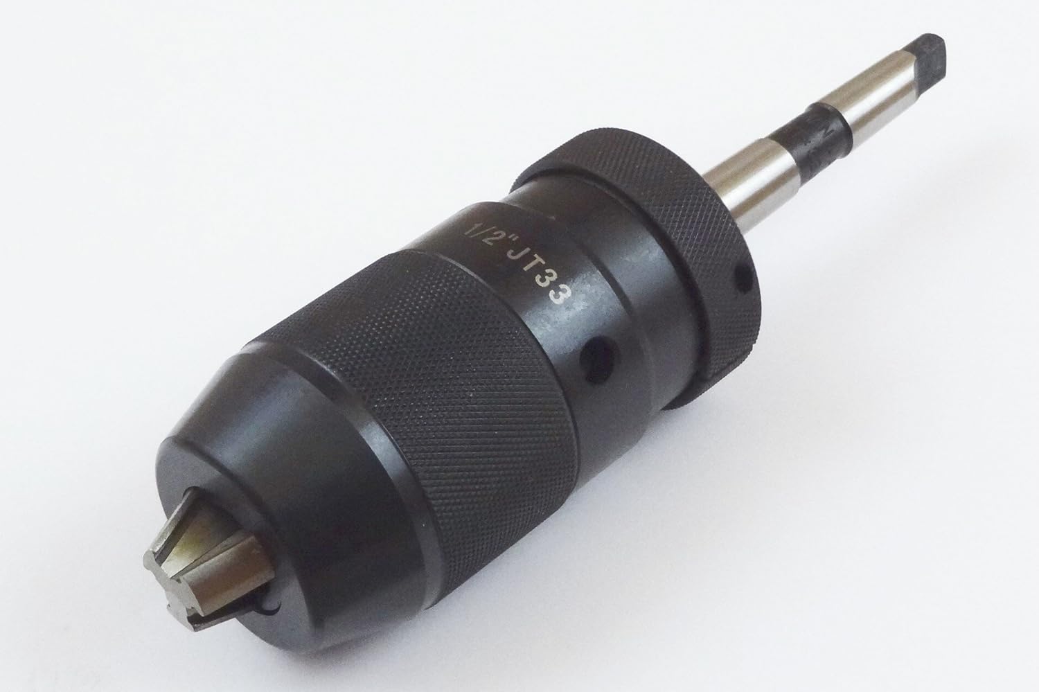 MT1 HEAVY DUTY KEYLESS TAILSTOCK DRILL CHUCK JT33 TAPER LATHE MACHINIST TOOL 01/2" CAPACITY