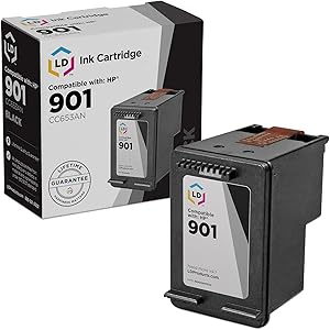 LD Remanufactured Ink Cartridge Replacement for HP 901 CC653AN (Black)
